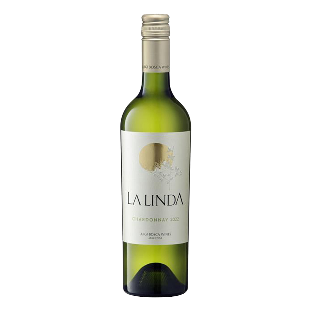 Wino La Linda Unoaked Chardonnay 13,5% białe wytrawne 750 ml