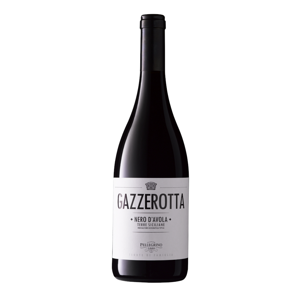 Wino Gazzerotta Nero d'Avola 16% czerwone wytrawne 750 ml