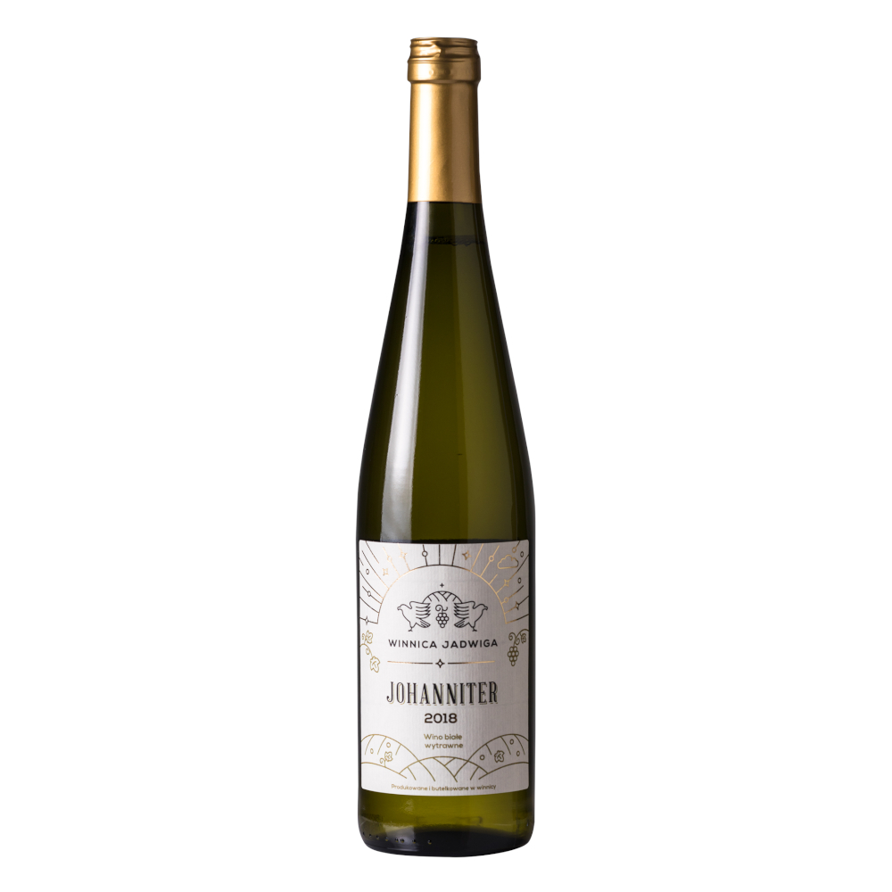 Wino Winnica Jadwiga Johanniter 12% białe wytrawne 750 ml