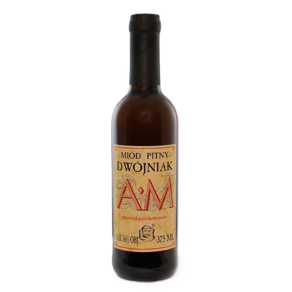 Miód pitny dwójniak "AM" 16% 375 ml butelka szklana