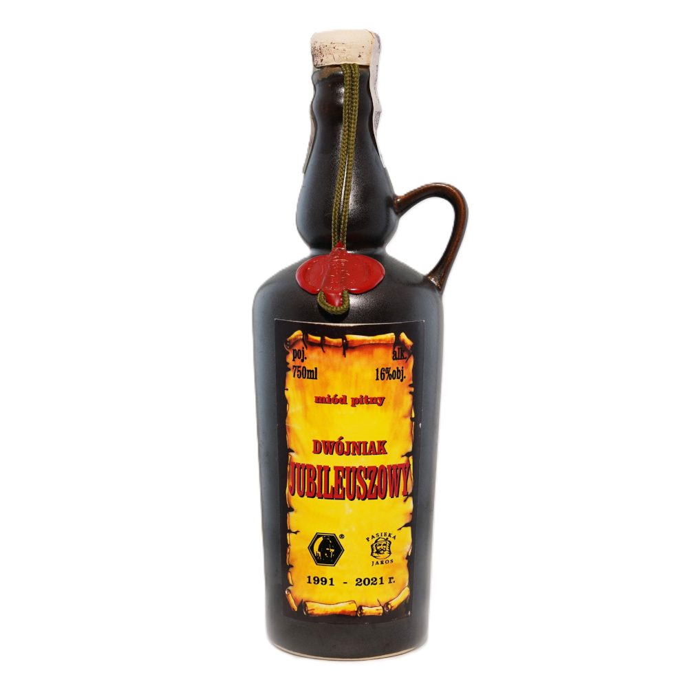 Miód pitny dwójniak "Jubileuszowy" 16% 750 ml butelka ceramiczna