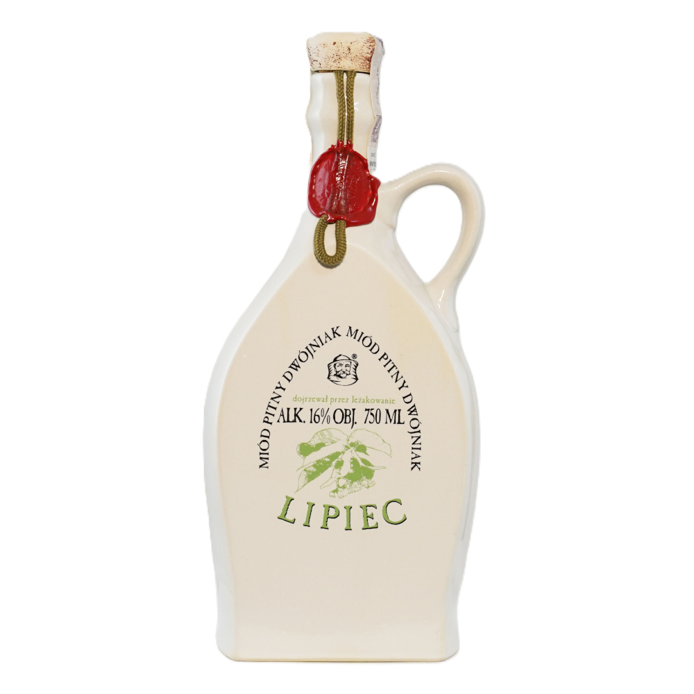 Miód pitny dwójniak „Lipiec” 16% 750 ml butelka ceramiczna