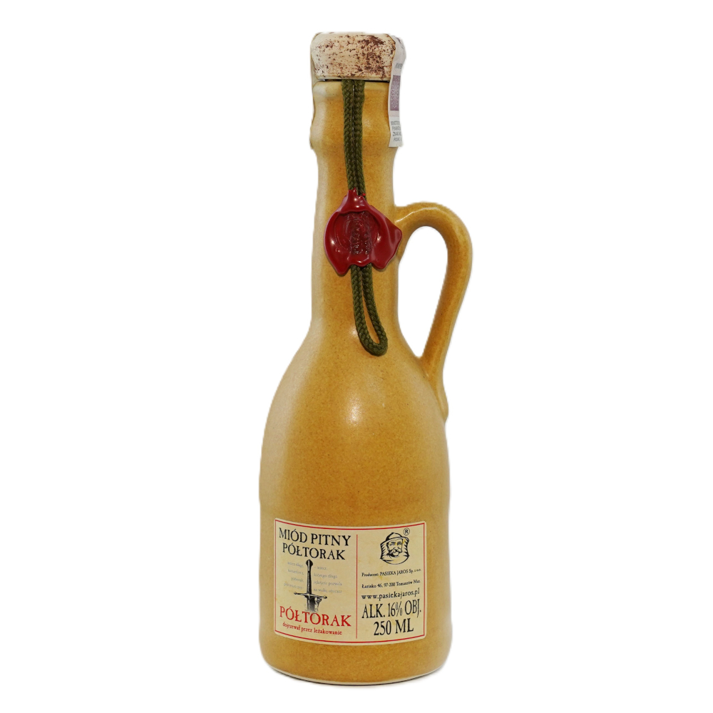 Miód pitny półtorak "Półtorak" 16% 250 ml butelka ceramiczna