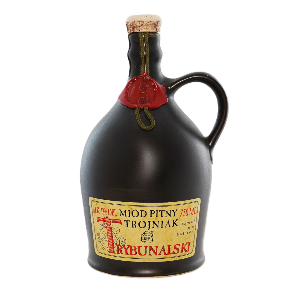 Miód pitny trójniak "Trybunalski" 13% 750 ml butelka ceramiczna