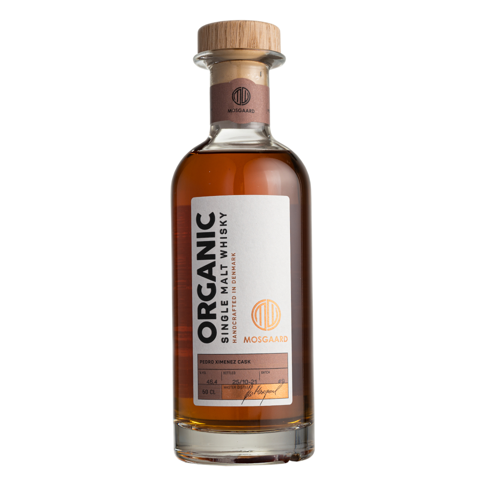 Whisky Mosgaard Organic Pedro Ximenez Cask 46,4% 500 ml