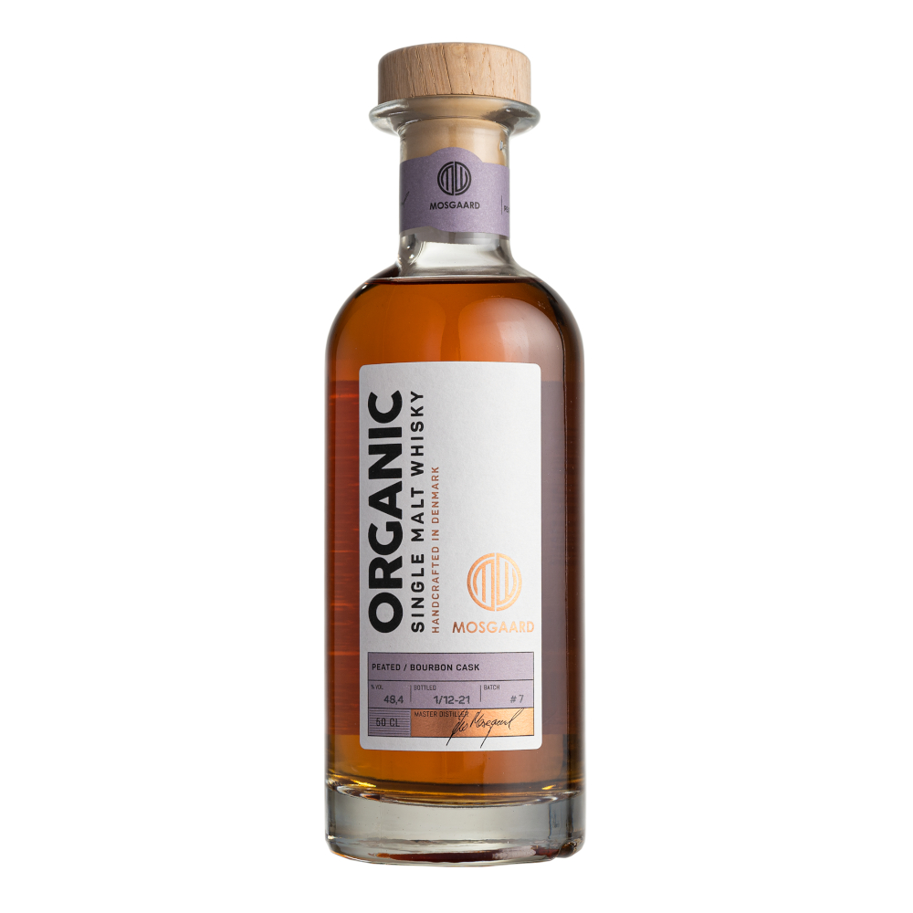 Whisky Mosgaard Organic Peated 48,4% 500 ml