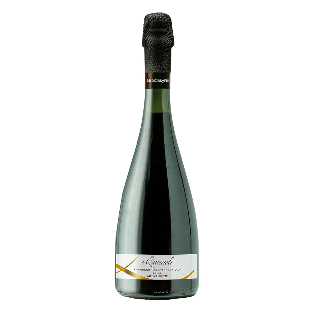 Wino Lambrusco Quercioli Dolce Frizzante 8% czerwone słodkie 750 ml