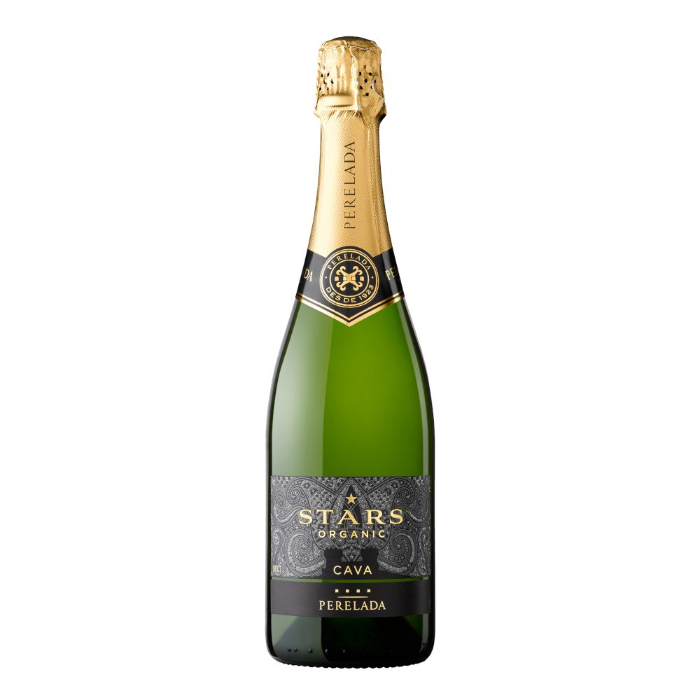 Wino Cava Stars Organic Brut 11,5% białe wytrawne 750 ml