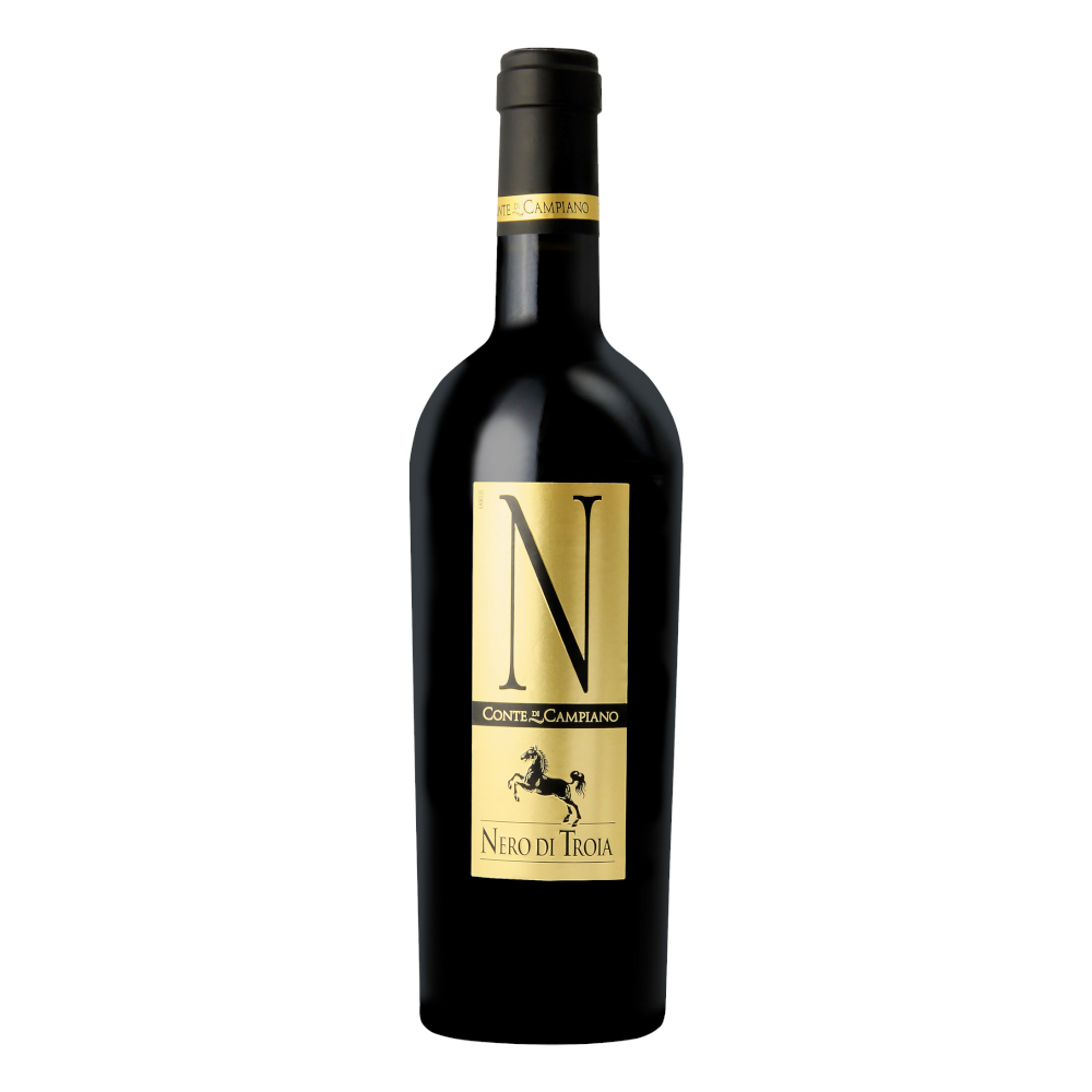 Wino Conte di Campiano Nero di Troia 15% czerwone półwytrawne 750 ml