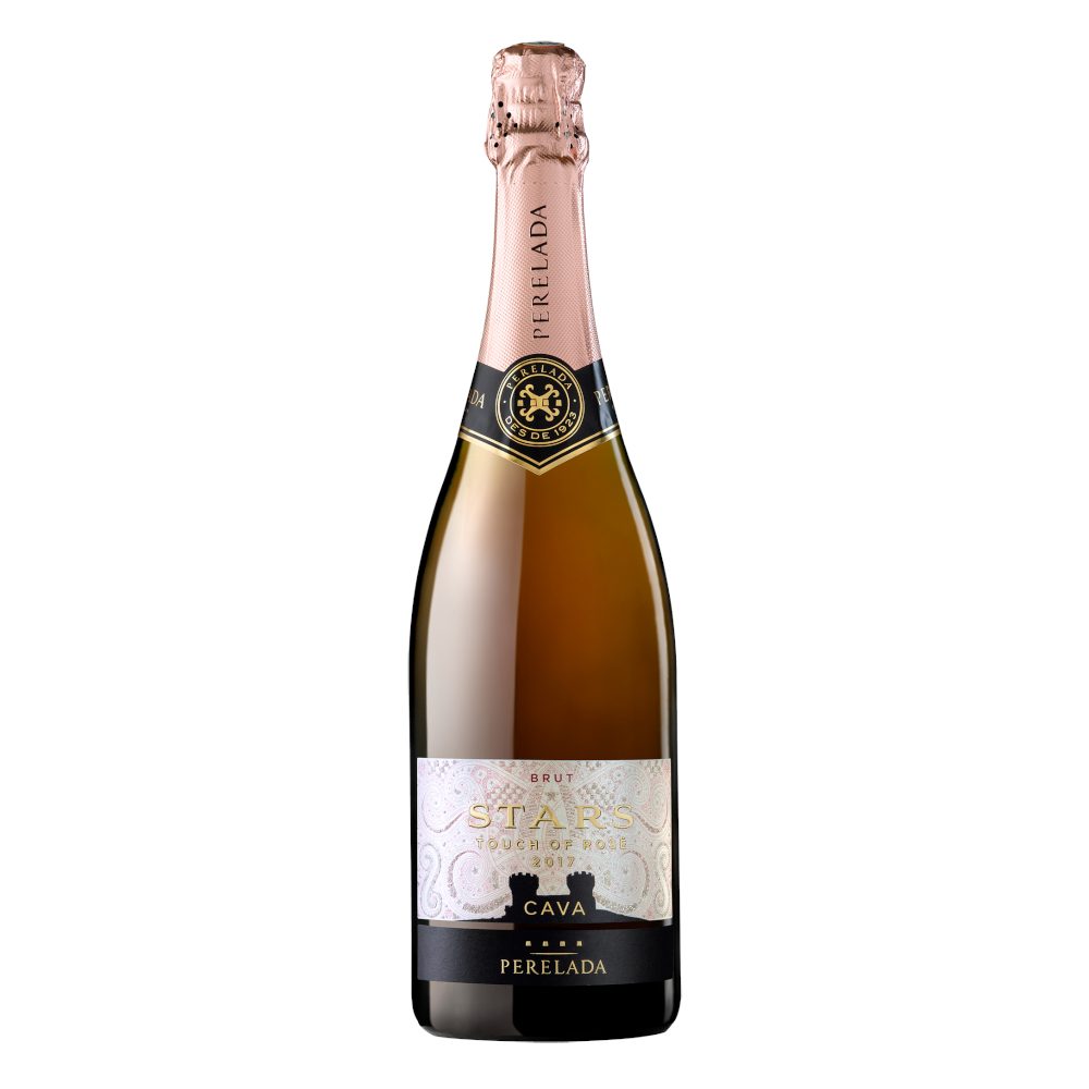 Wino Cava Stars Touch of Rose Brut 11,5% różowe wytrawne 750 ml