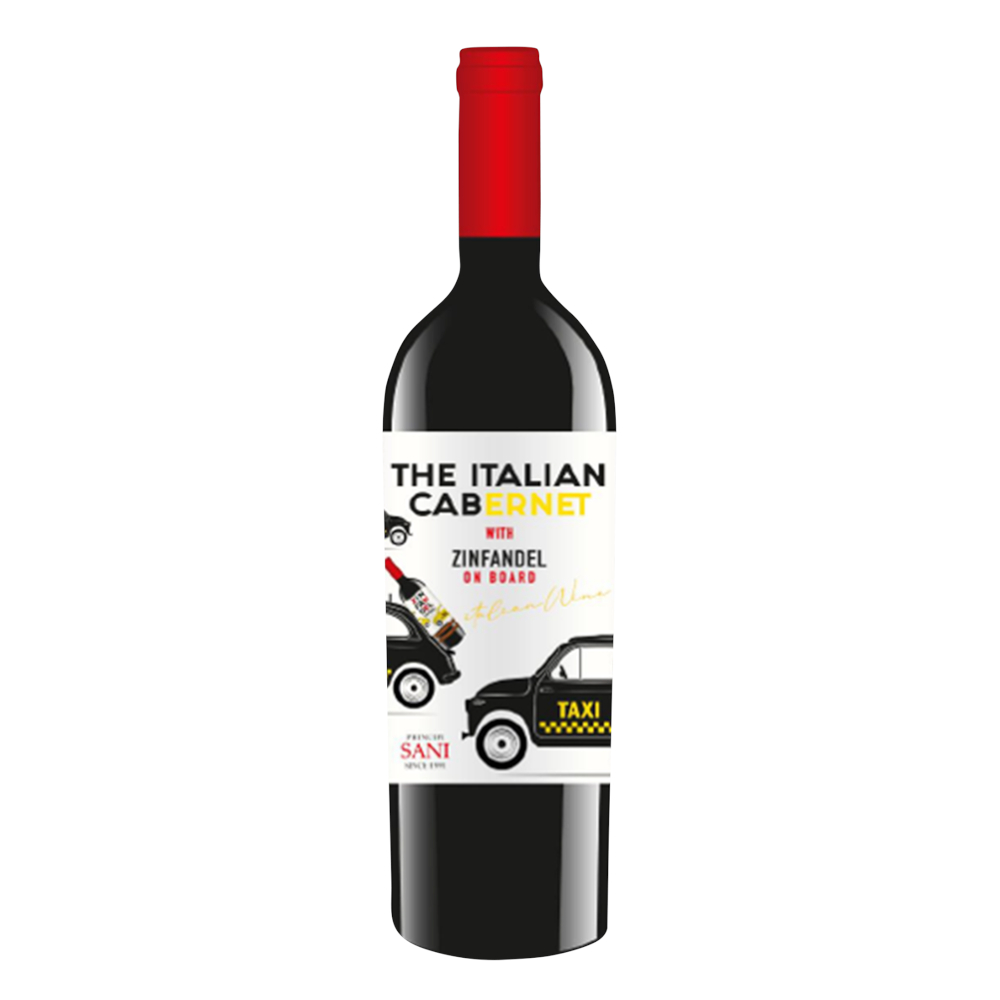 Wino The Italian Cab With Zin On Board 15% czerwone półwytrawne 750 ml
