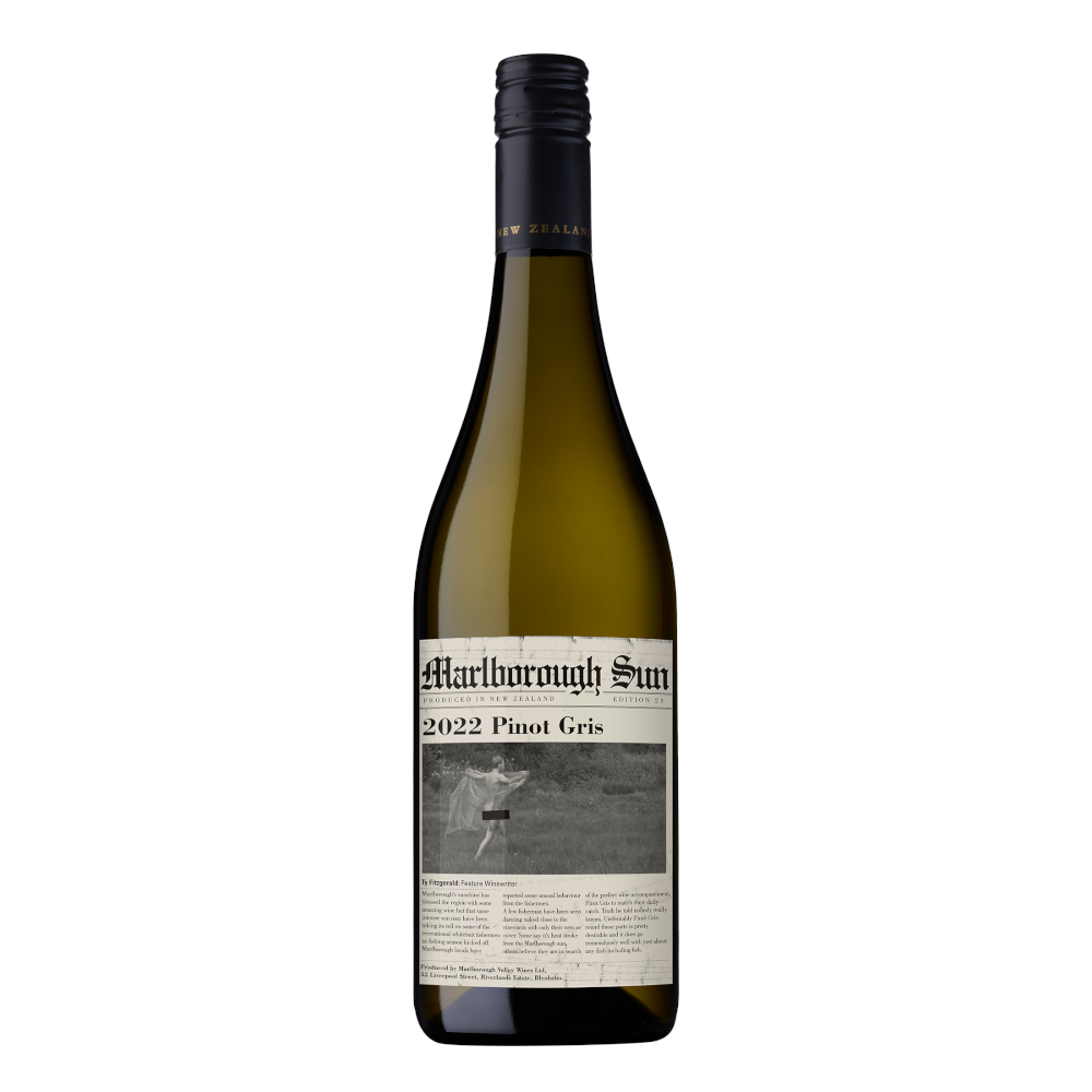 Wino Marlborough Sun Pinot Gris 13% białe wytrawne 750 ml