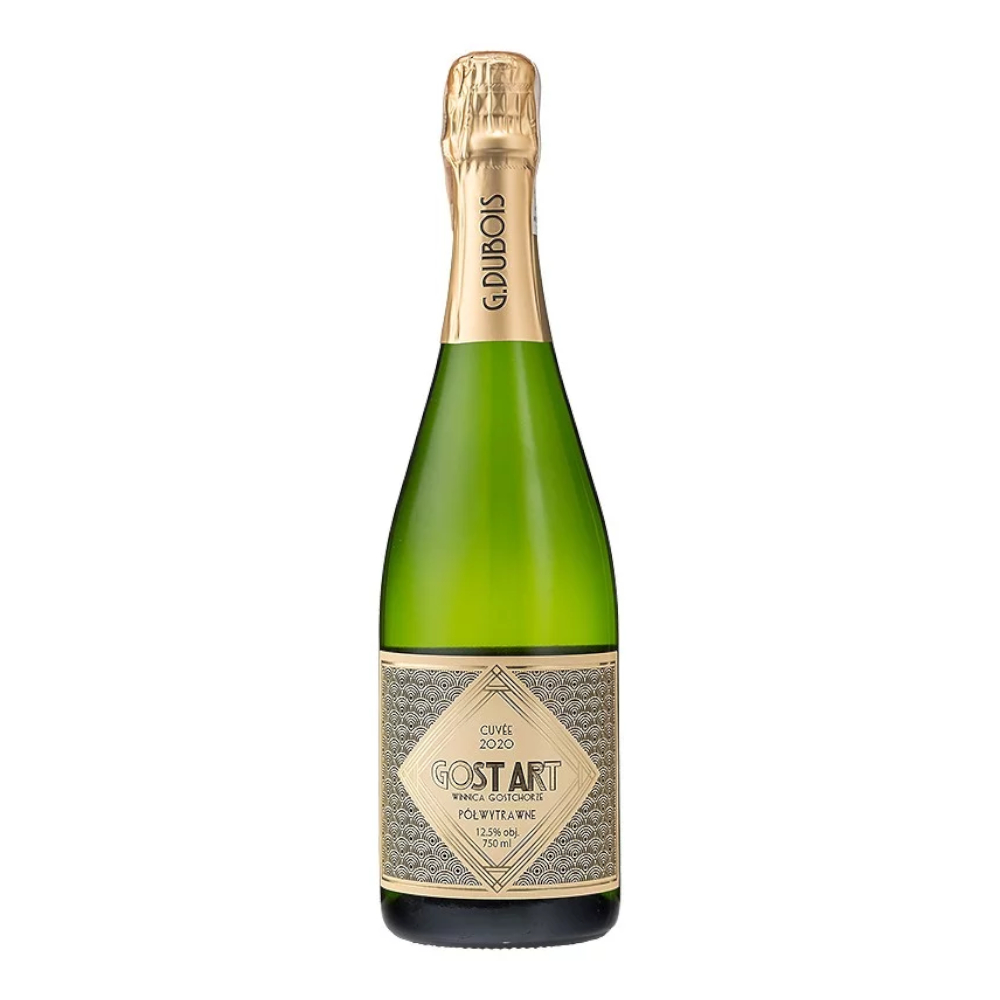 Wino Winnica Gostchorze GostArt Cuvee Demi Sec 12,5% białe wytrawne 750