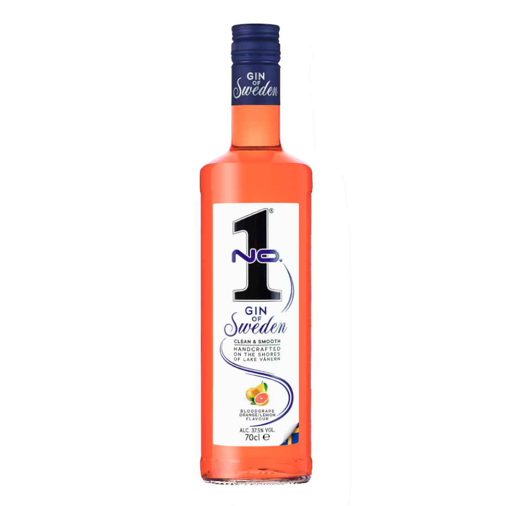 Gin No.1 Dry bloodgrape orange & lemon 37,5% 700 ml