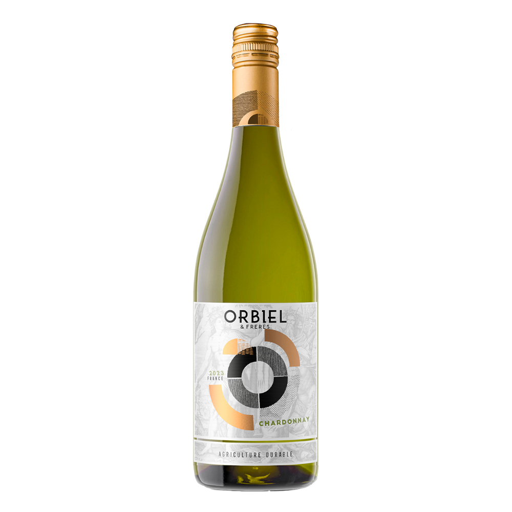 Wino Orbiel & Freres Chardonnay 13% białe wytrawne 750 ml