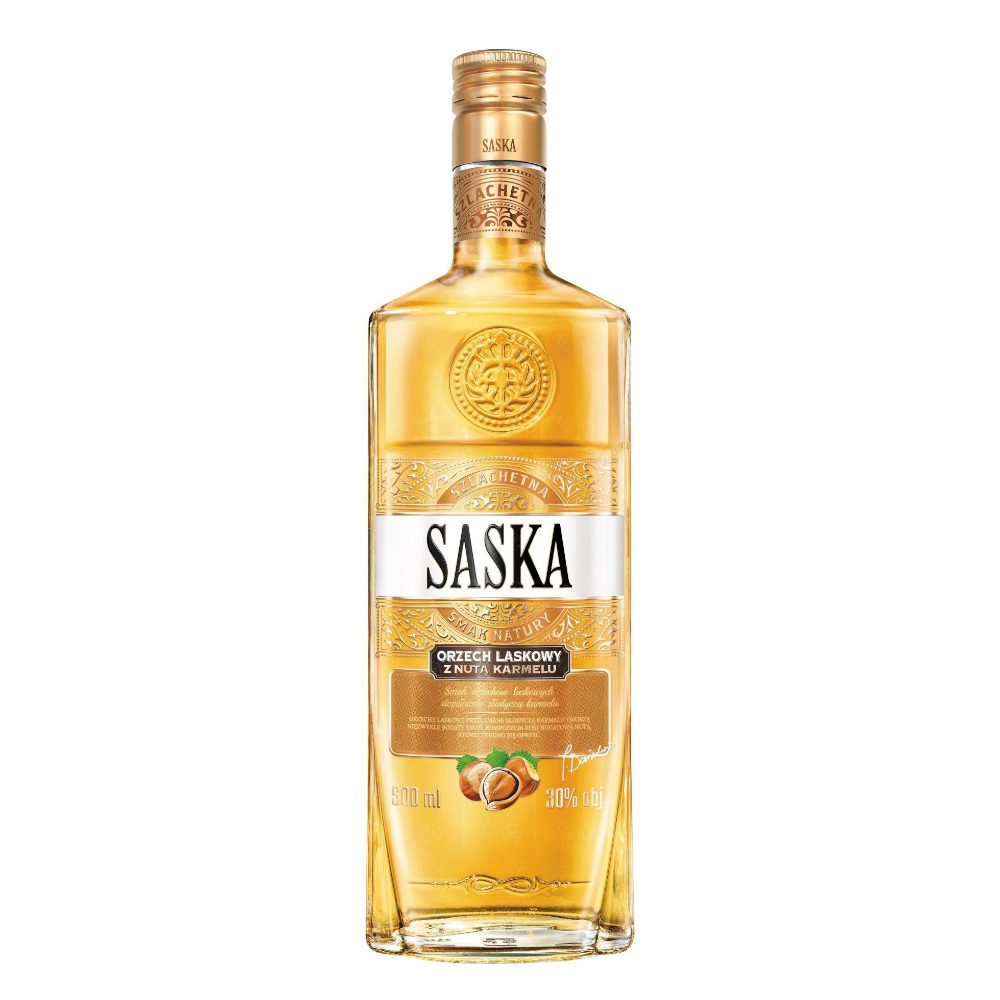 Saska Orzech Laskowy z Nutą Karmelu 25% 500 ml