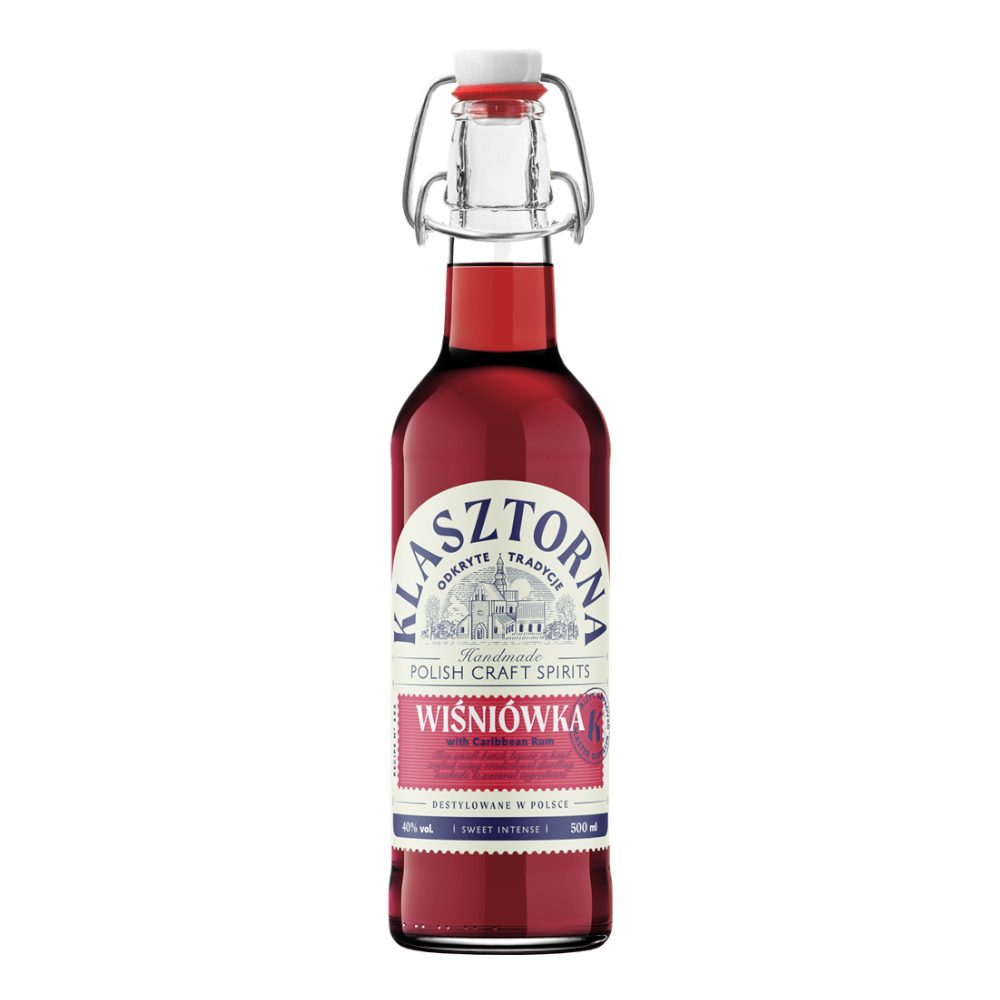 Wódka Klasztorna Wiśniówka 40% 500 ml