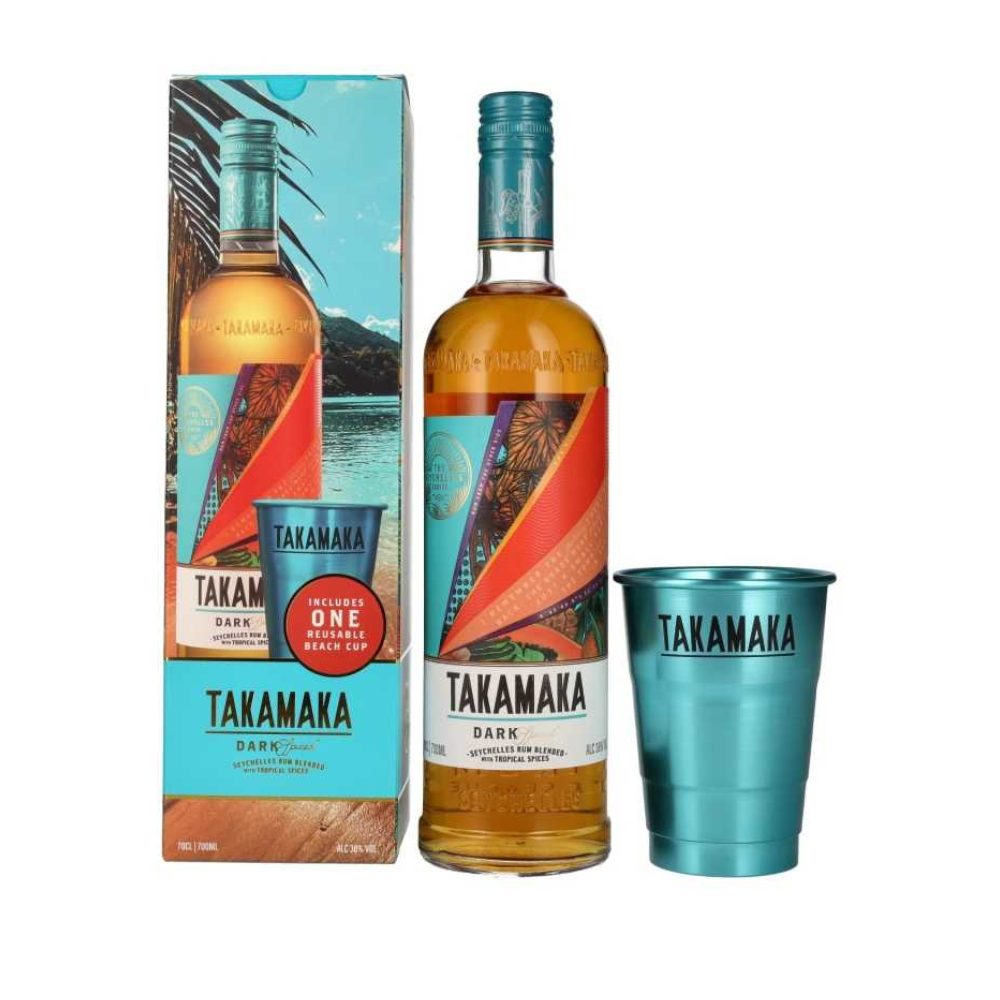 Rum Takamaka Spiced + Kubek  38% 700 ml