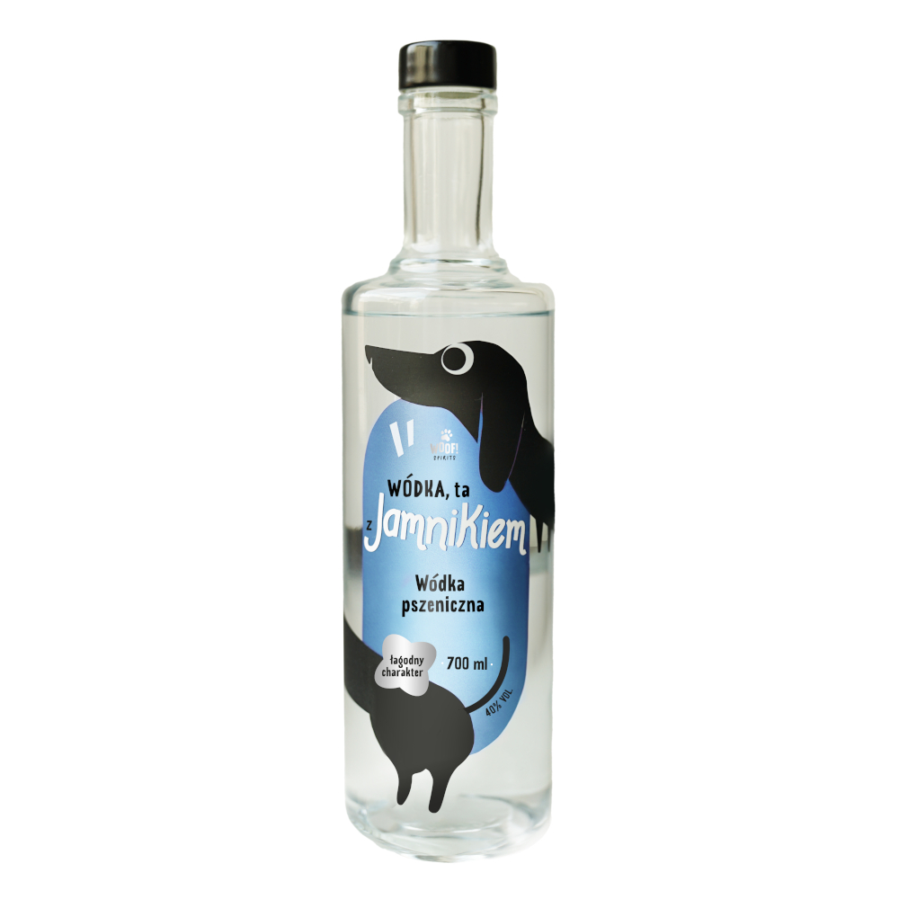 Wódka, ta z Jamnikiem  Czysta Pszeniczna  40% 700 ml