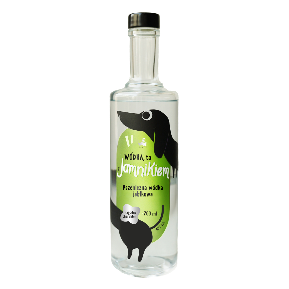 Wódka, ta z Jamnikiem Jabłkowa  40%  700 ml