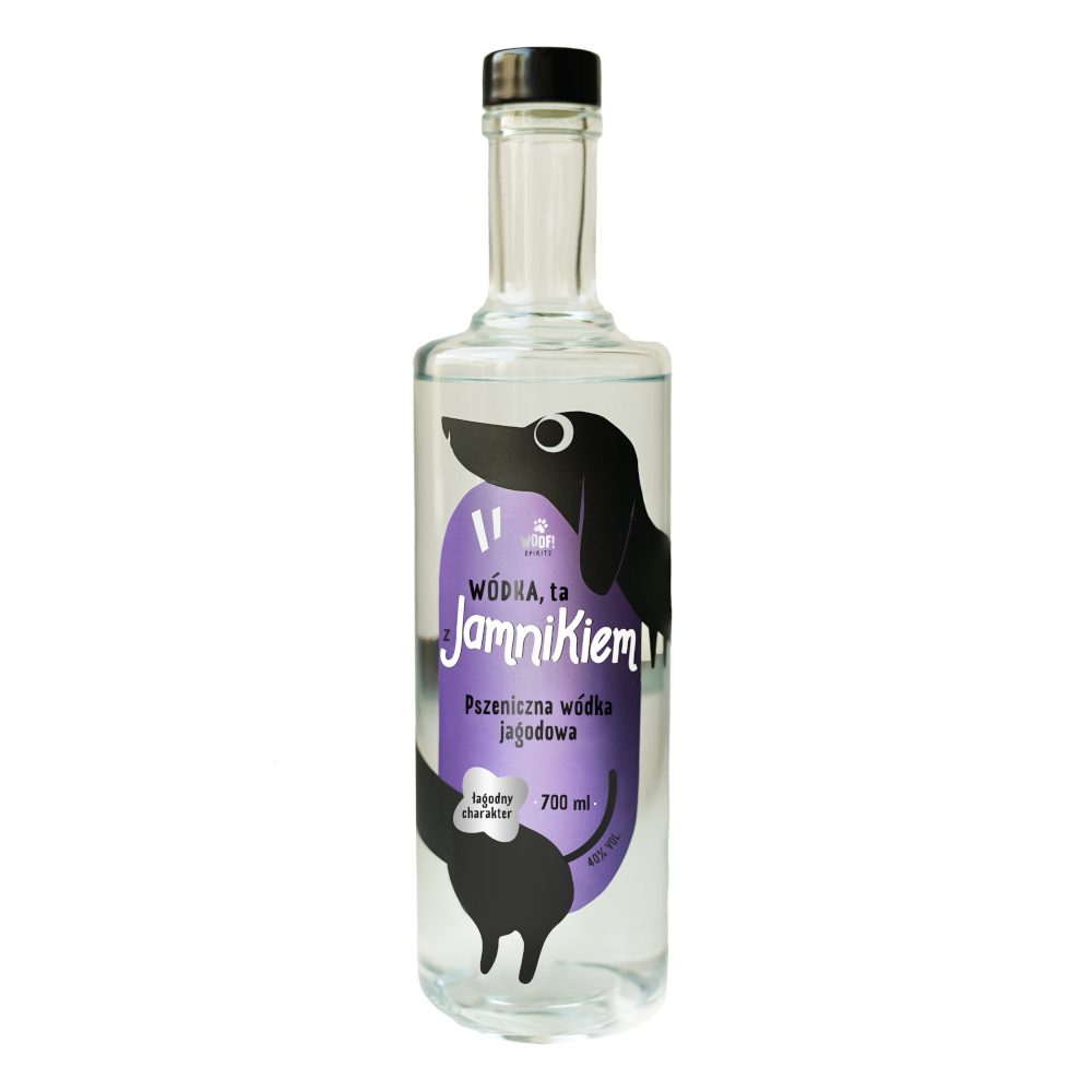 Wódka, ta z Jamnikiem Jagodowa  40%  700 ml