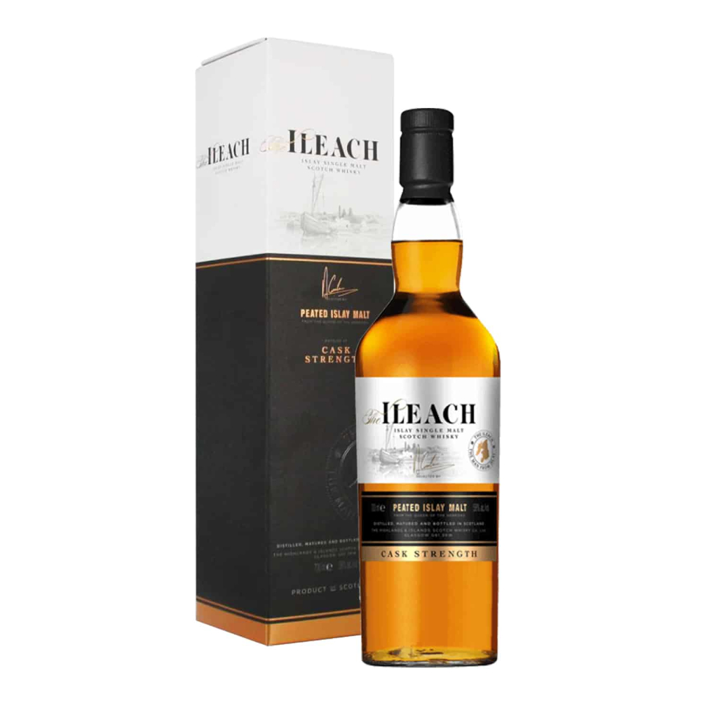 Whisky Ileach Cask Strength 58 % 700 ml kartonik