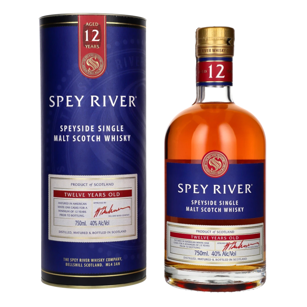 Whisky Spey River 12 YO United Wine 40% 750 ml tuba
