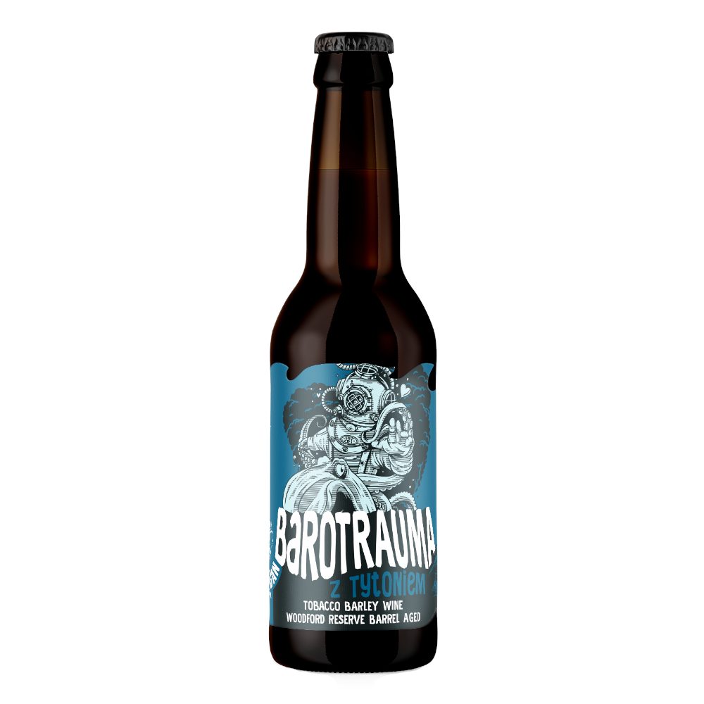 Piwo Harpagan Barotrauma Tobacco Woodford Reserve BA 10,5% 300 ml