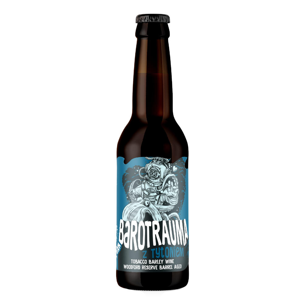 Piwo Harpagan Barotrauma Tobacco Woodford Reserve BA 10,5% 300 ml