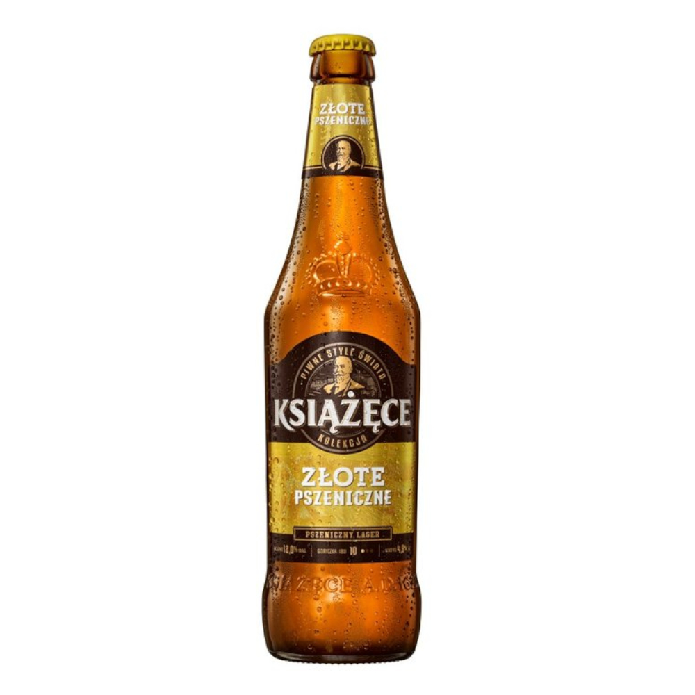 Piwo Książęce Złote Pszeniczne 4,9% 500 ml