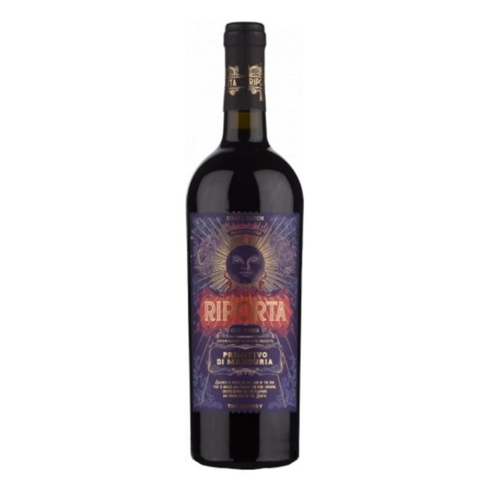 Wino Riporta Primitivo Di Manduria 2021 15% czerwone wytrawne 750 ml