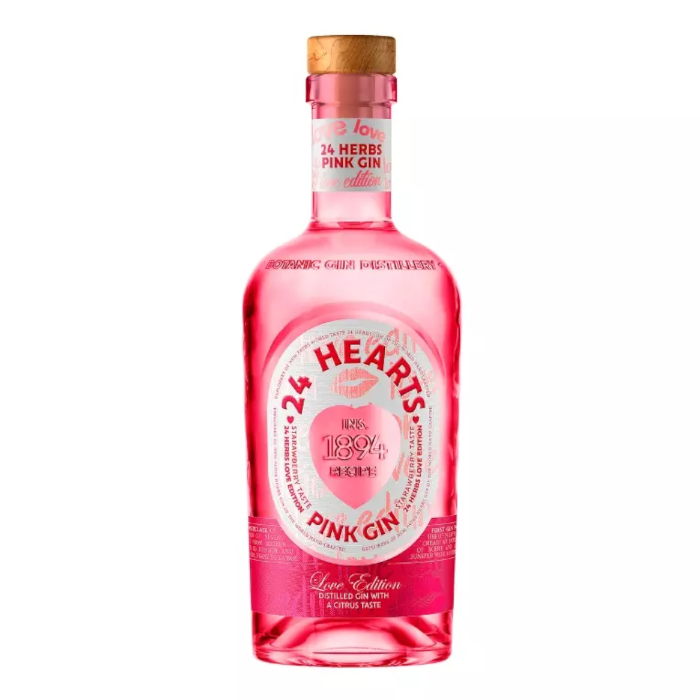 Gin 24 Herbs Pink LOVE 40% 700 ml