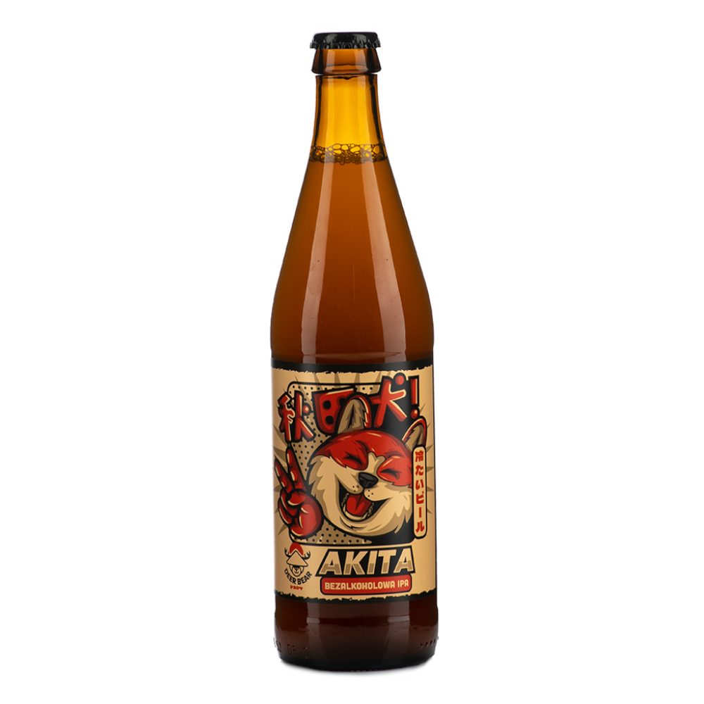Piwo Deer Bear Akita 0% 500 ml