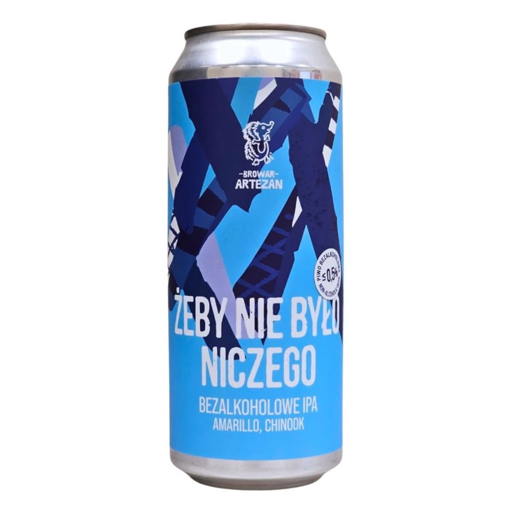 Piwo Artezan Żeby Nie Było Niczego 0% 500 ml puszka