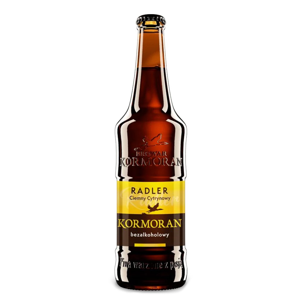 Piwo Kormoran Radler Ciemny Cytrynowy 0% 500 ml