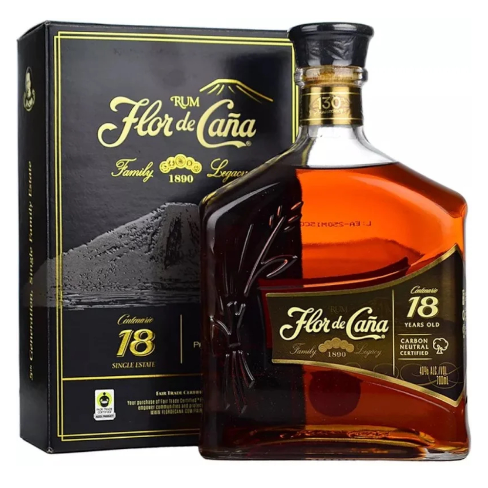 Rum Flor De Cana 18 YO Centenario Legacy 40% 1000 ml kartonik