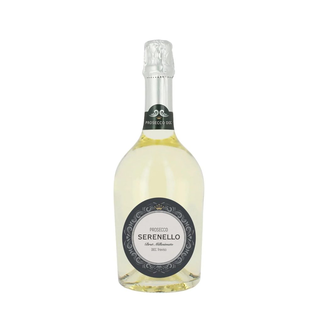 Wino musujące Serenello Prosecco DOC Brut białe wytrawne 750 ml