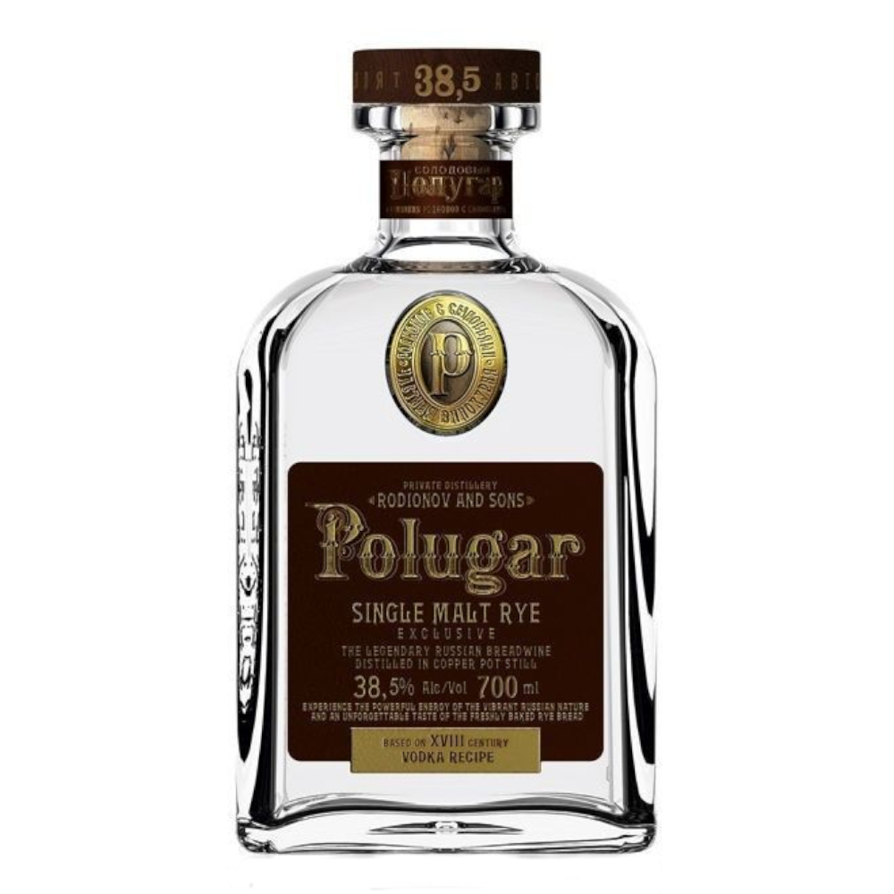 Wódka Polugar Single Malt Rye 38,5% 100 ml