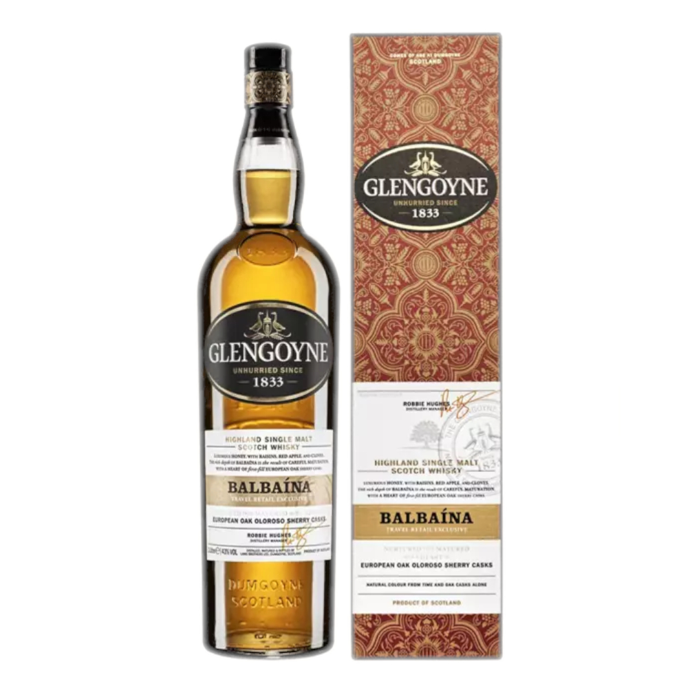 Whisky Glengoyne Balbaina 43% 1000 ml kartonik