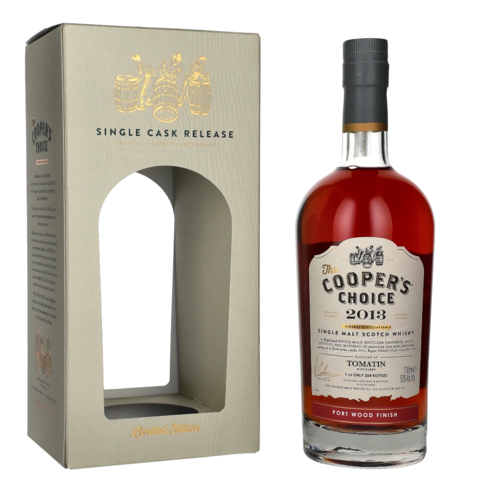 Whisky Cooper's Choice Tomatin 8 YO 53% 700 ml kartonik