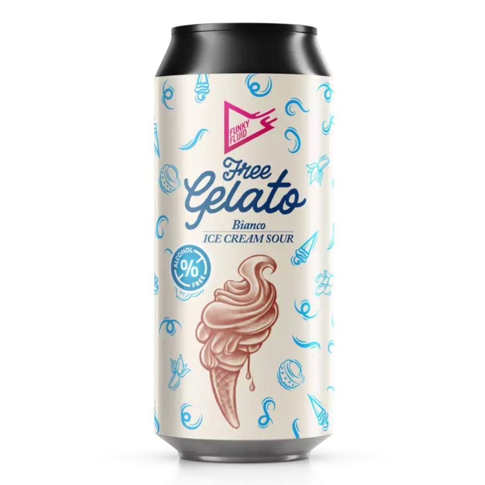 Piwo Funky Fluid Gelato Bianco 10,5 0,5% 500 ml puszka