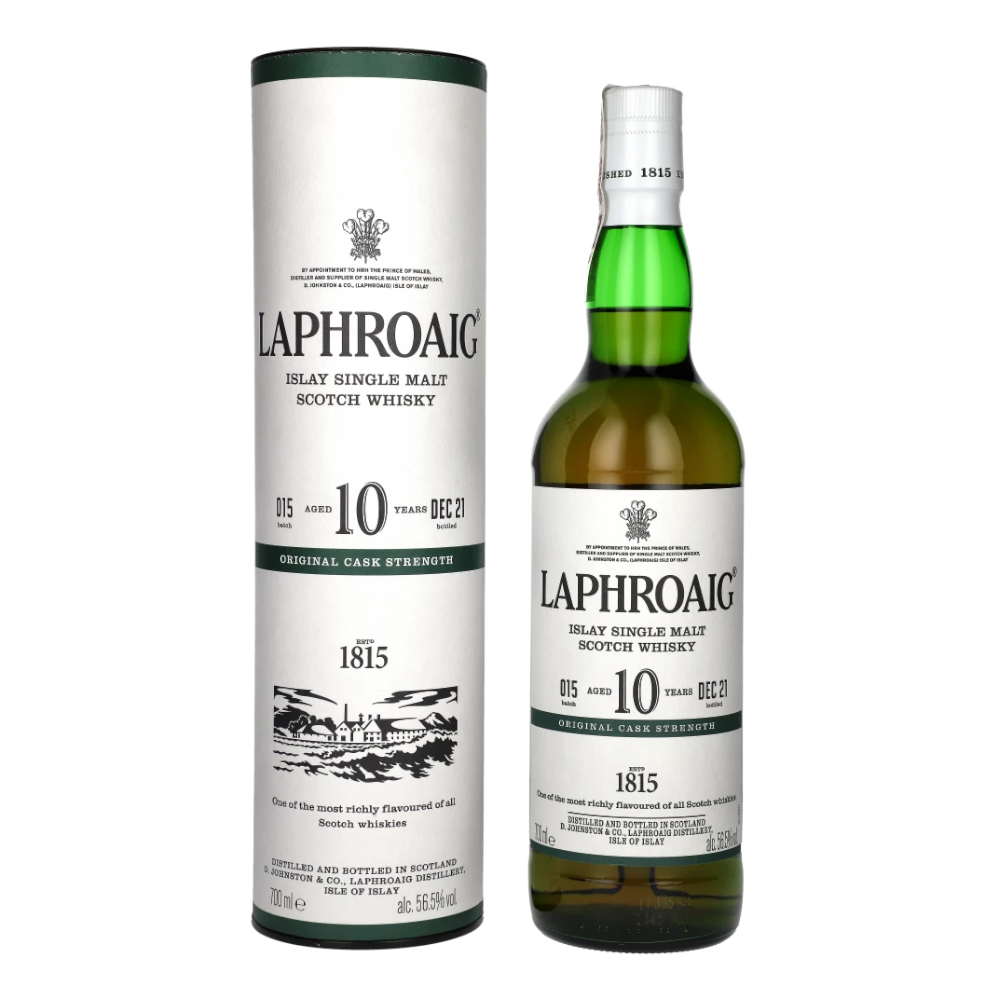 Whisky Laphroaig 10 YO Cask Strength 56,5% 700 ml Tuba