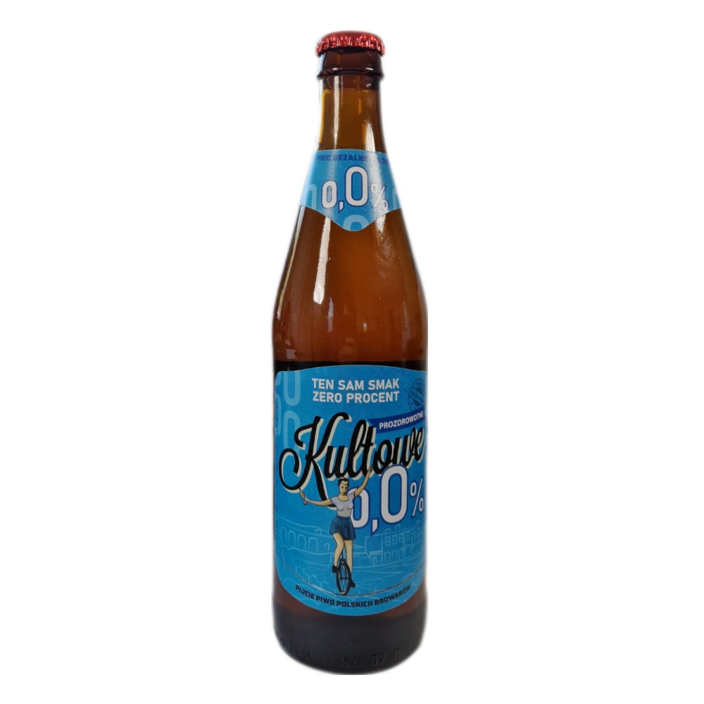 Piwo Kultowe Bez gluteny 0% 500 ml