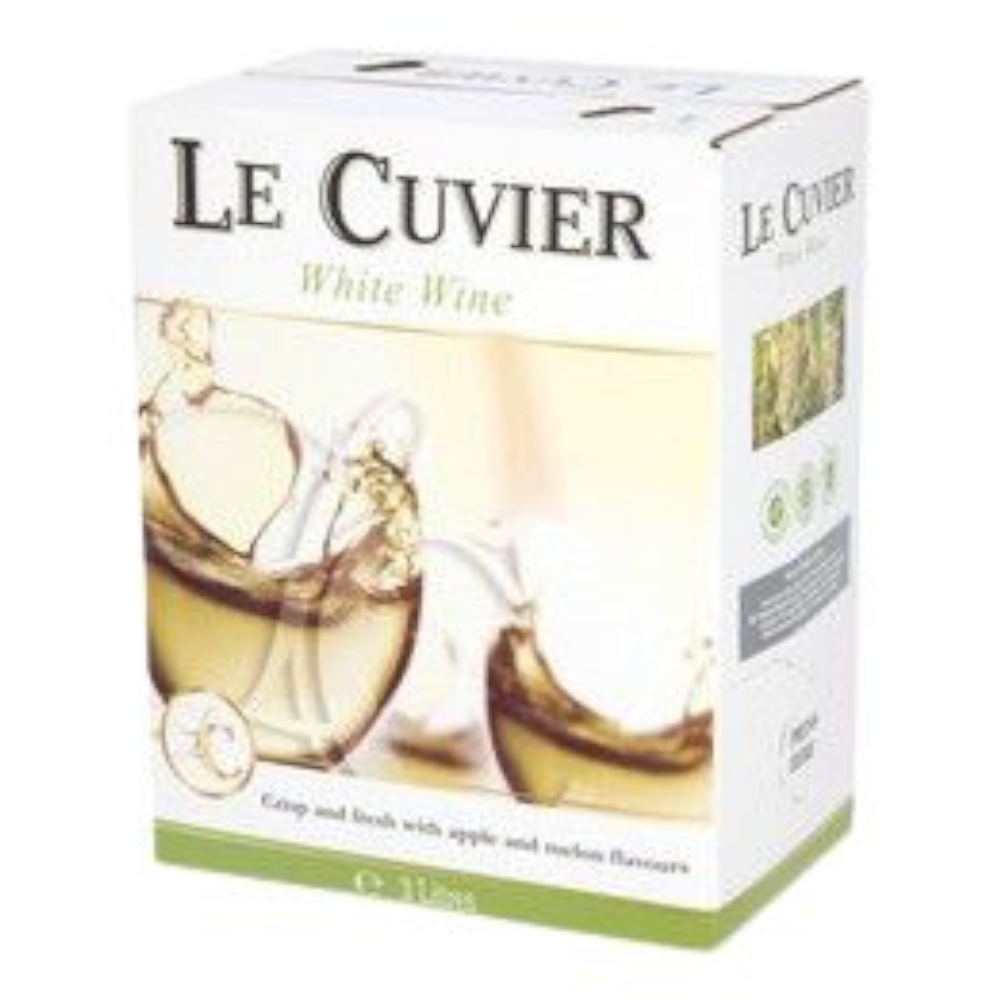 Wino Le Cuviere BIP 12% białe półwytrawne 3000 ml