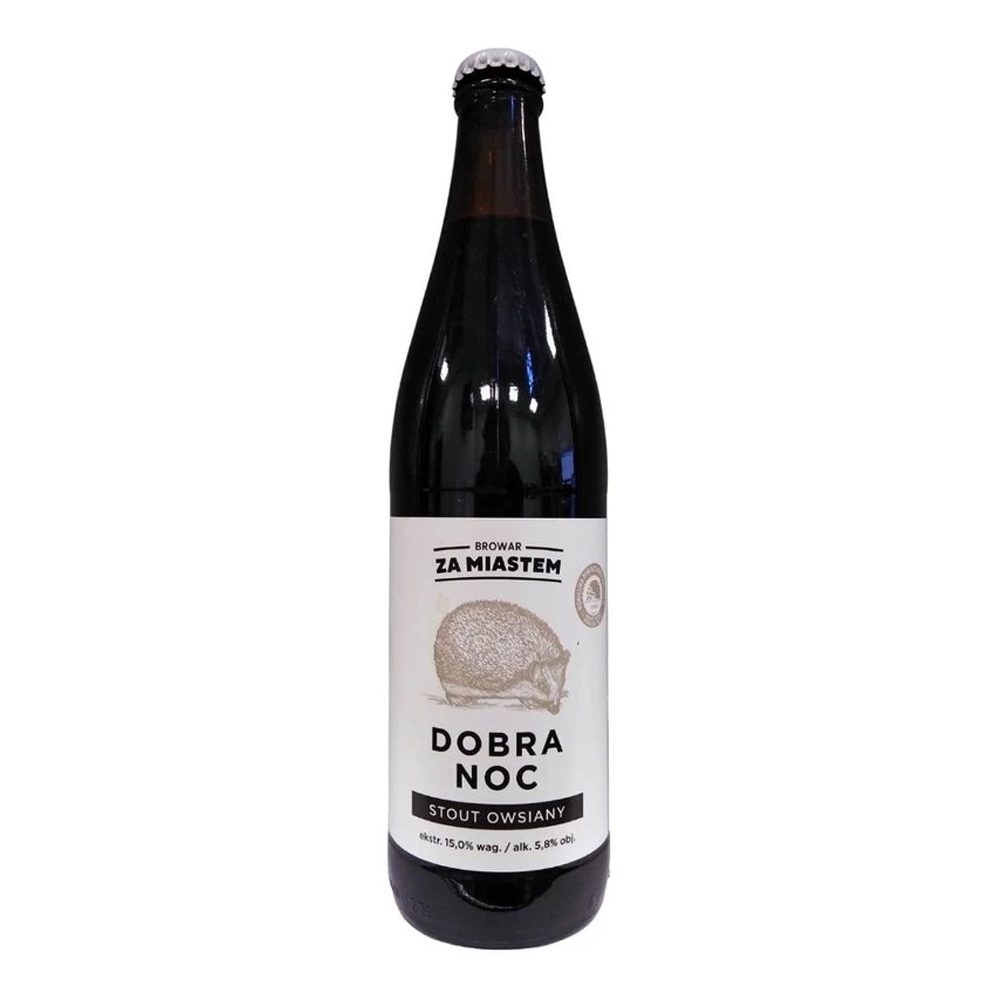 Piwo Za Miastem Dobra Noc Oatmeal Stout 5,8% 500 ml