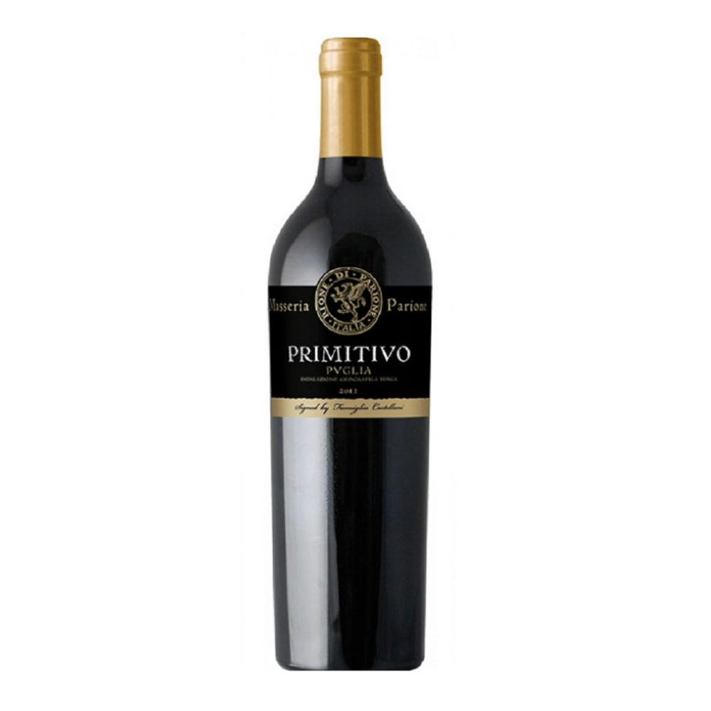 Wino Masseria Parione Puglia Primitivo 13%Czerwone Wytrawne 750 ml