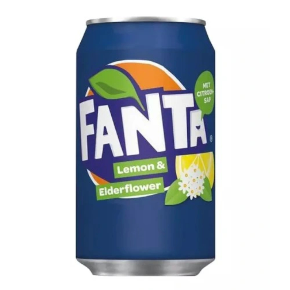 Napój Fanta Elderflower Czarny Bez Lemon 330 ml puszka