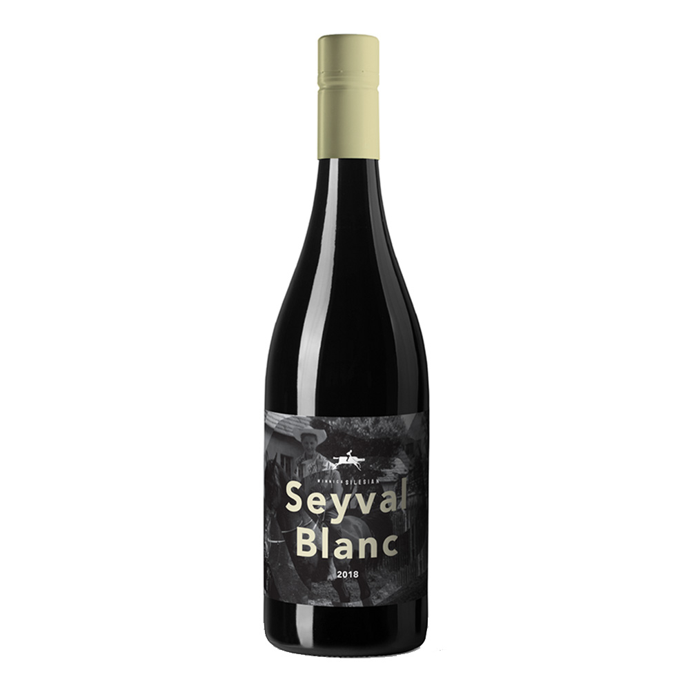 Wino Silesian Seyval Blanc 13% białe wytrawne 750 ml