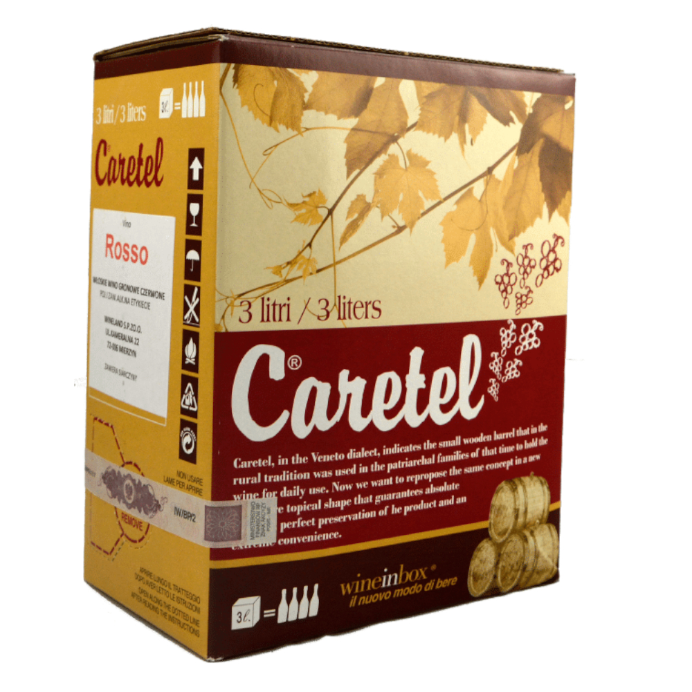 Wino Colferai Rosso 12% czerwone wytrawne 3000 ml BIB