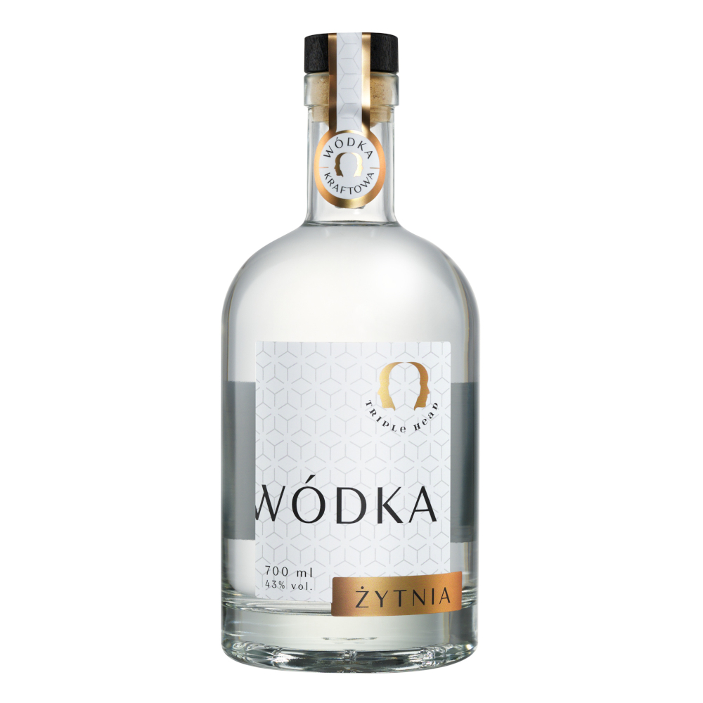 Wódka Żytnia Triple Head 43% 700 ml